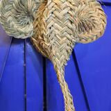 Elephant head trophy in doum leaves, handmade, 100% natural