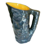 Glazed ceramic pitcher, design from the 50s/60s, signed "La Poterie Perigordine"