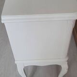 Louis XV style cherry wood bedside table