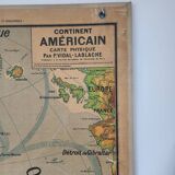 School wall map vidal lablache 18 and 18 bis