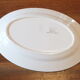Oval dish 50s Salins model Jocelyne - flowers