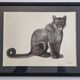 Print after Gorges Guyot, "panther", 1937, framed, 41 x 32 cm