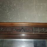 Solid wood mirror with moldings