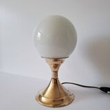 Vintage tulip base brass lamp