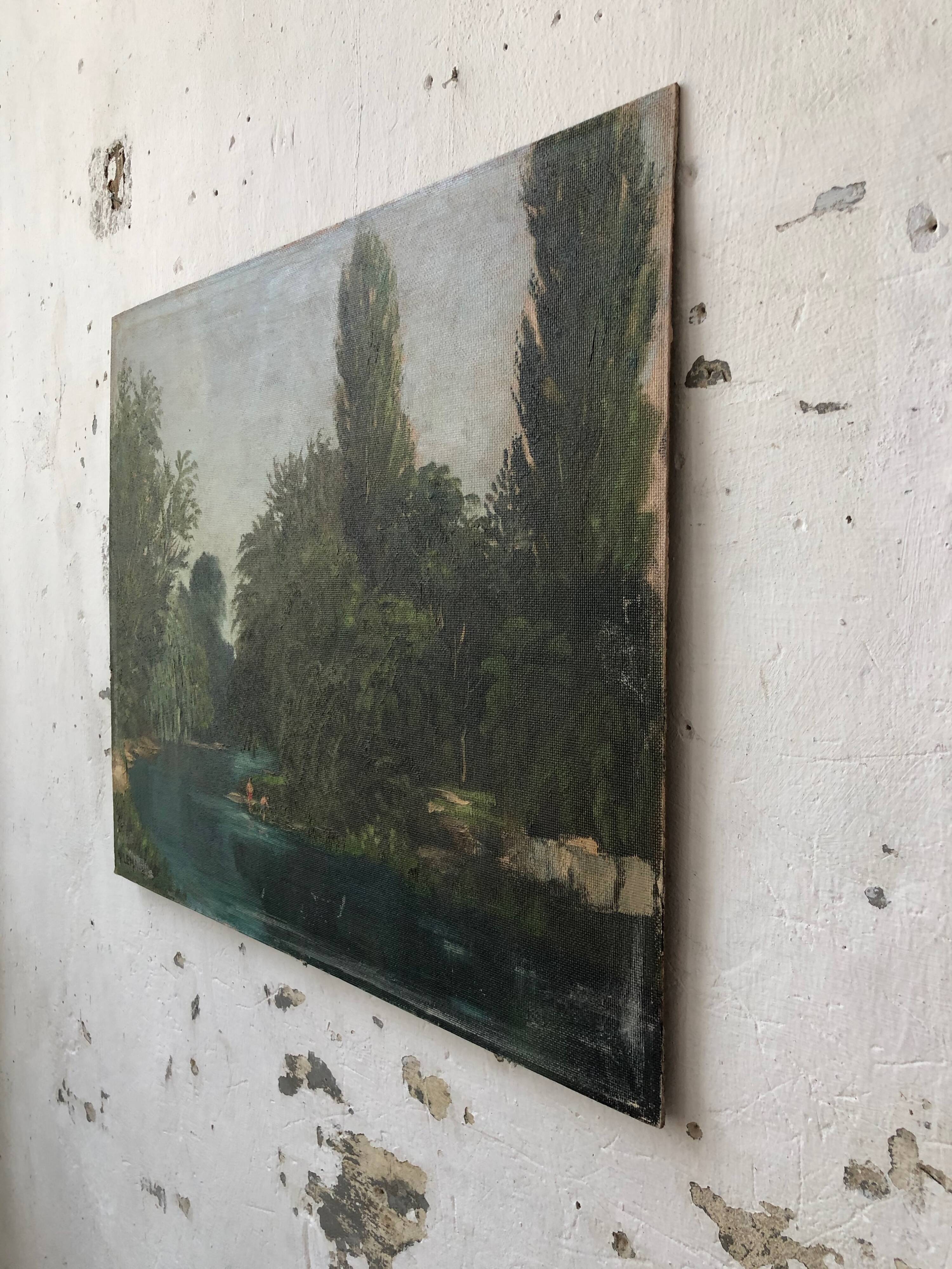 Oil painting “the Seine”