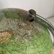 Vintage 1960 terrestrial globe glass Perrina marble world map - 28 cm