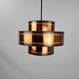 Lampe à suspension Sven Aage Holm Sørensen cuivre années 1960 Danemark