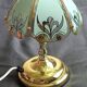 small vintage Tiffany stained glass style lamp