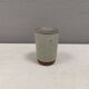 Danish Palshus small ceramic vase, Beige Gray Glaze, 1960s