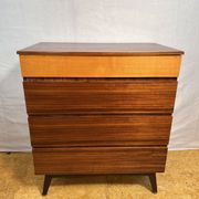 Mid-Century Retro Vintage Teak Chest of Drawers by Meredew (1960s) – Design