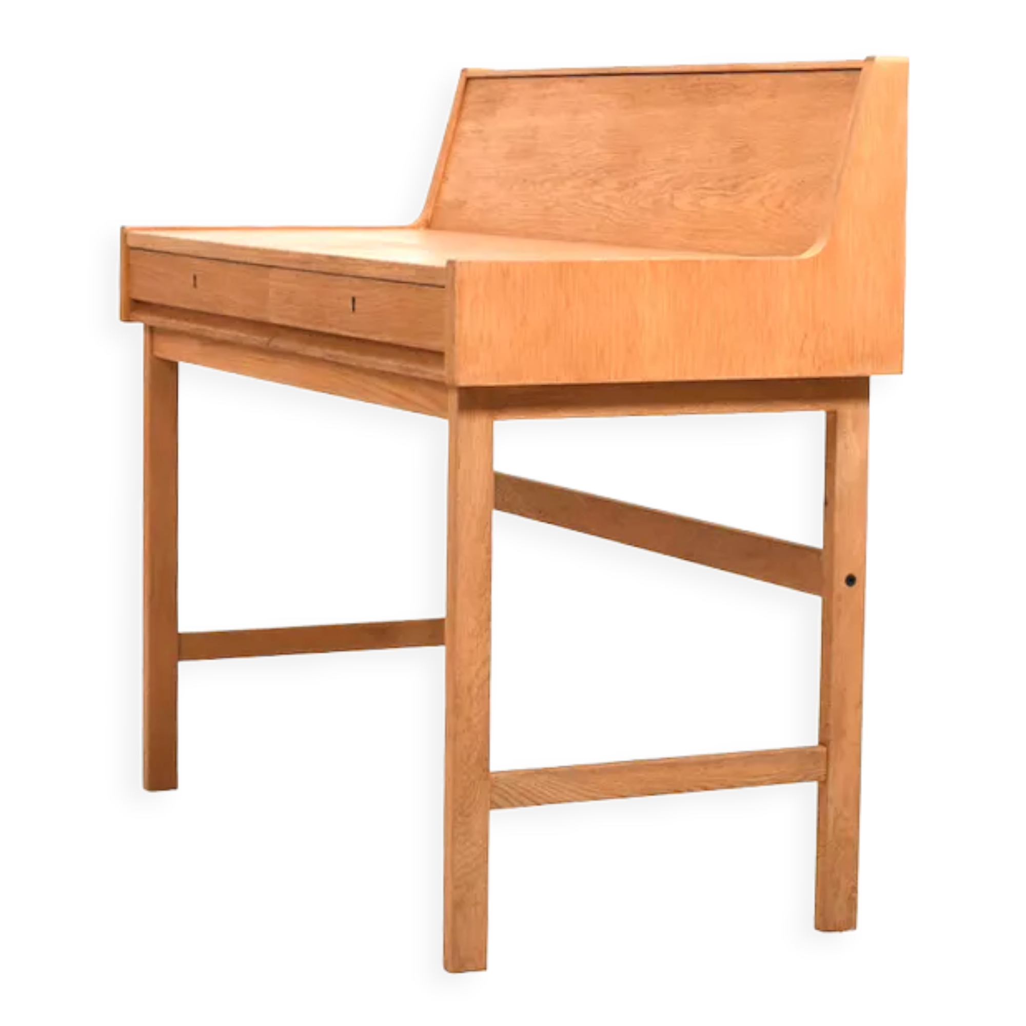 High quality modern danish oak desk 1960s