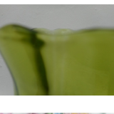 Two-coloured stand vase