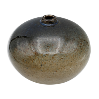 Soliflore ball vase in glazed ceramic