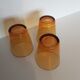 Lot de 3 verres vereco ambre