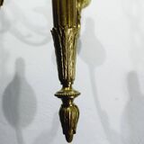 Louis xvi bronze chandelier 6 lights
