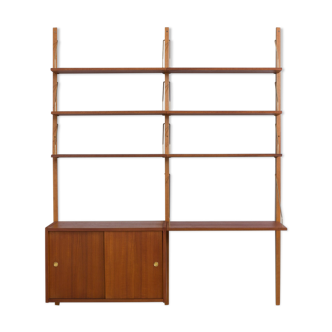Vintage Randers modular teak shelving system