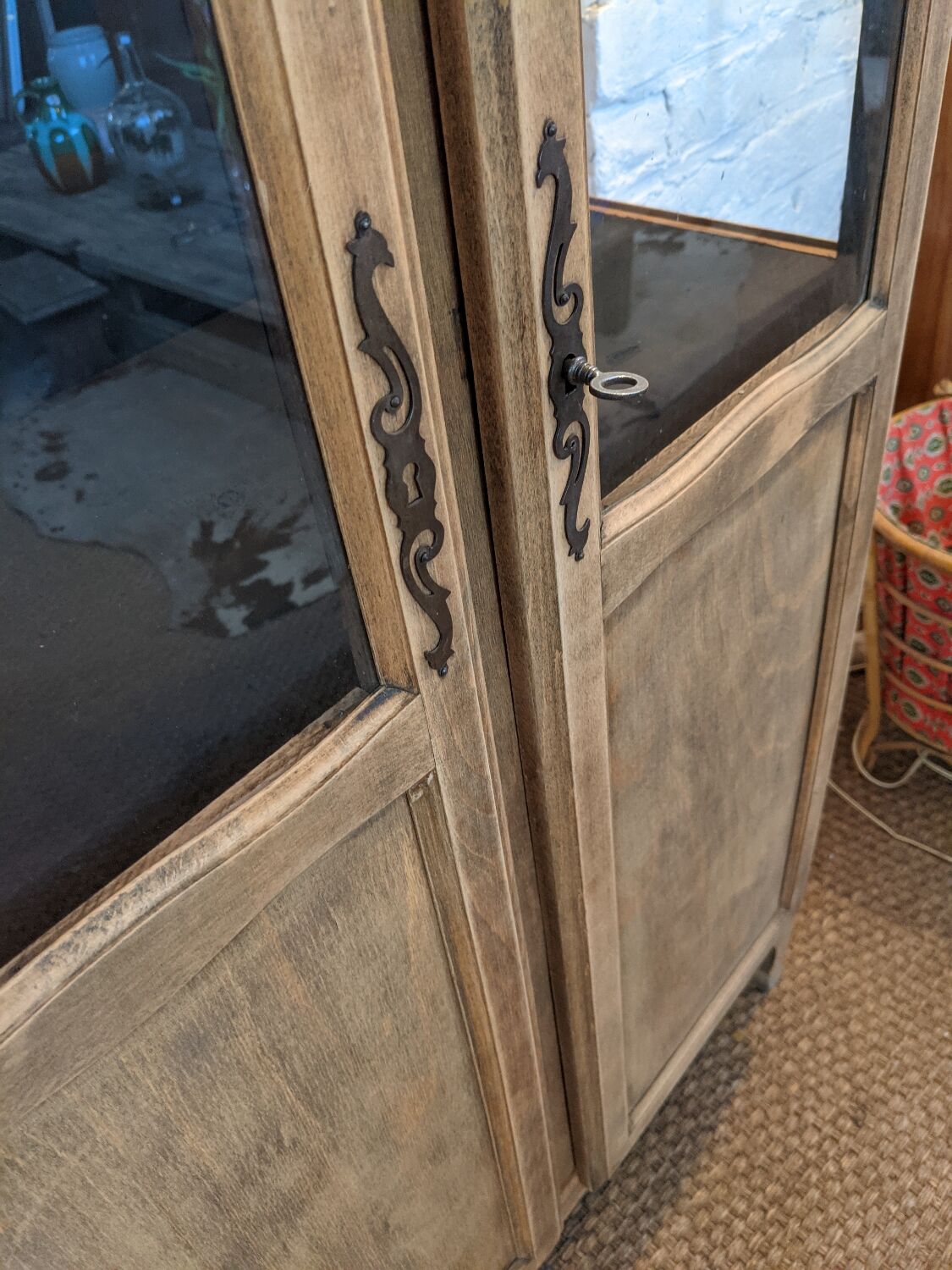 Vitrine en bois