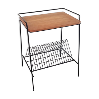 Vinyl storage side table – 60s