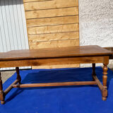 Rectangular farmhouse table in millwood early 20th century