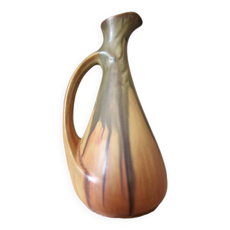 Art Nouveau pitcher Manufacture Denbac Ceramic