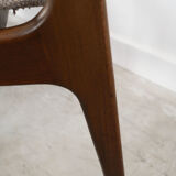 Walnut chair, Danish design, 1960s, designer: Erik Buch