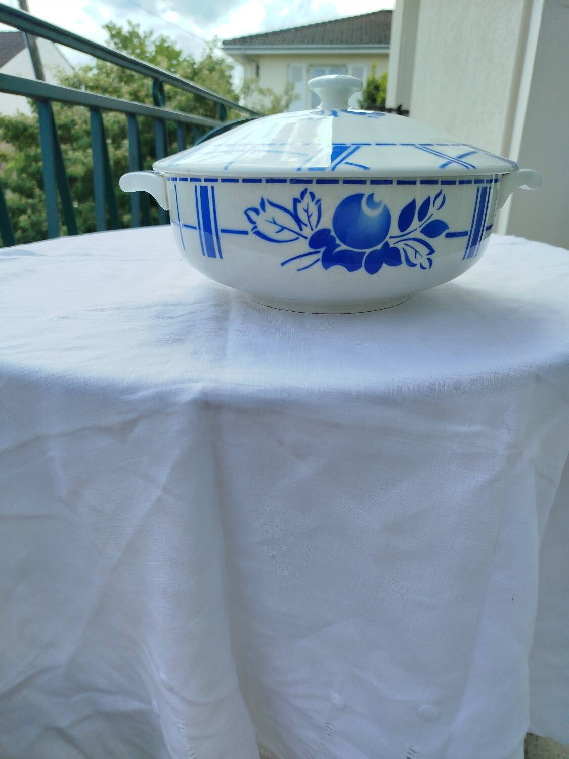 Gien Floral Soup Tureen