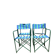 4 vintage folding chairs
