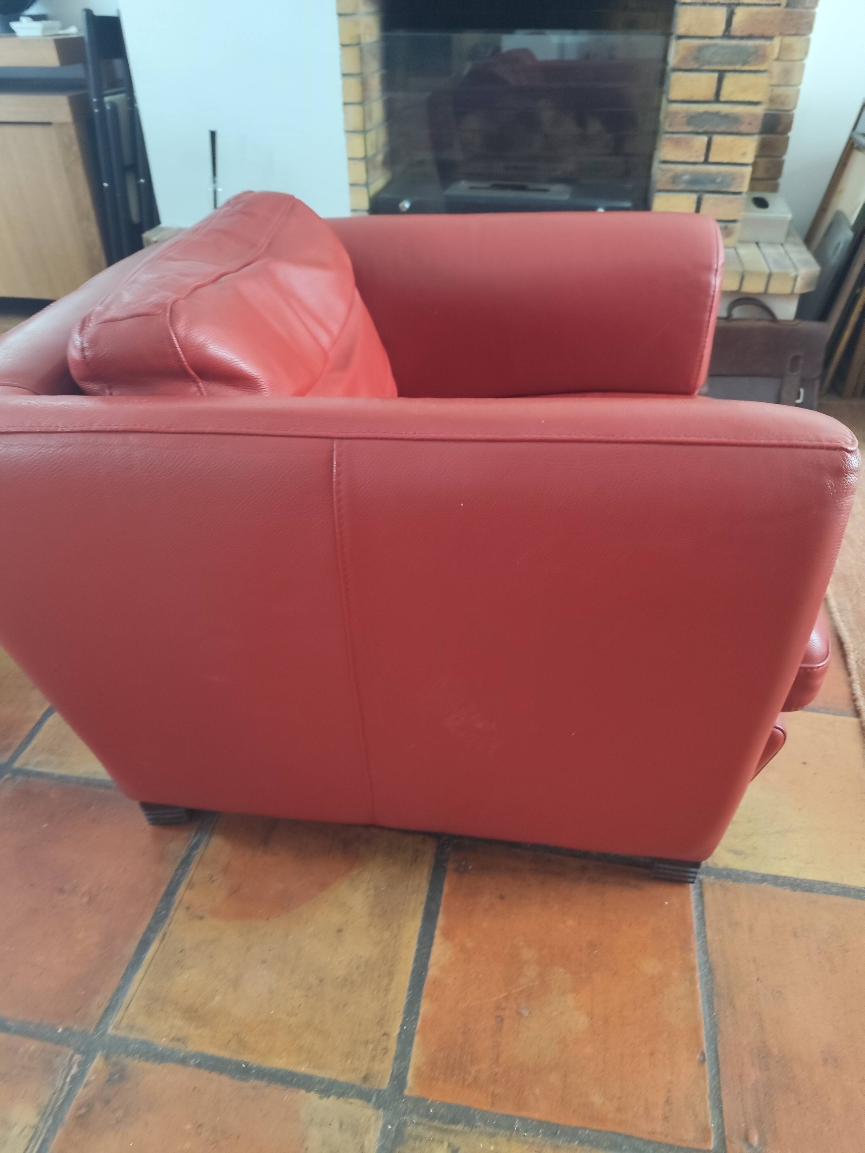 Roche Bobois leather armchair