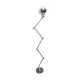 Jielde lamp five arms patina graphite