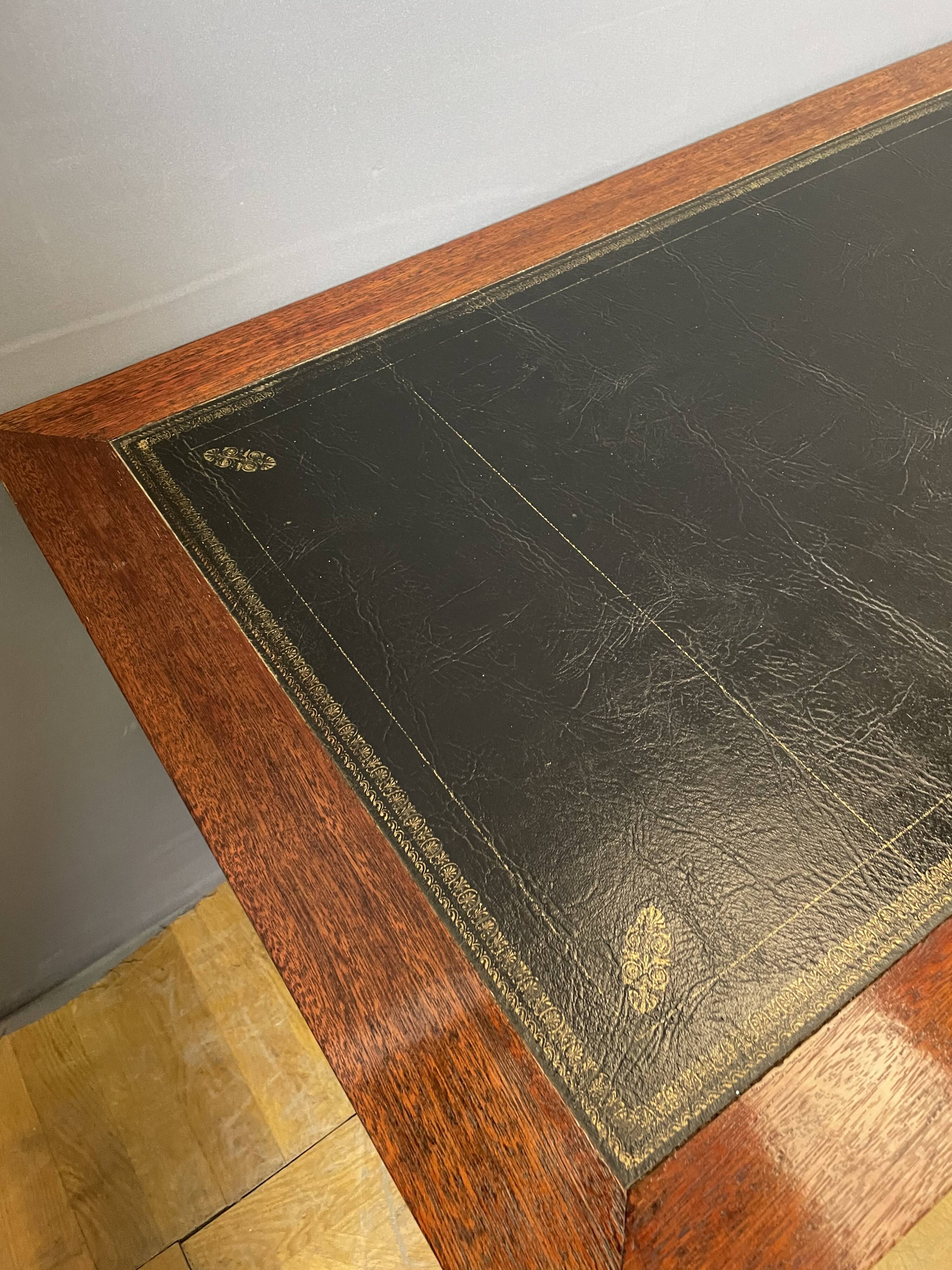 Empire style mahogany desk