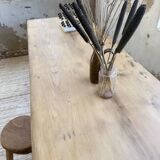 Table de ferme en pin, 1950