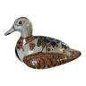 Duck bird in enameled ceramic