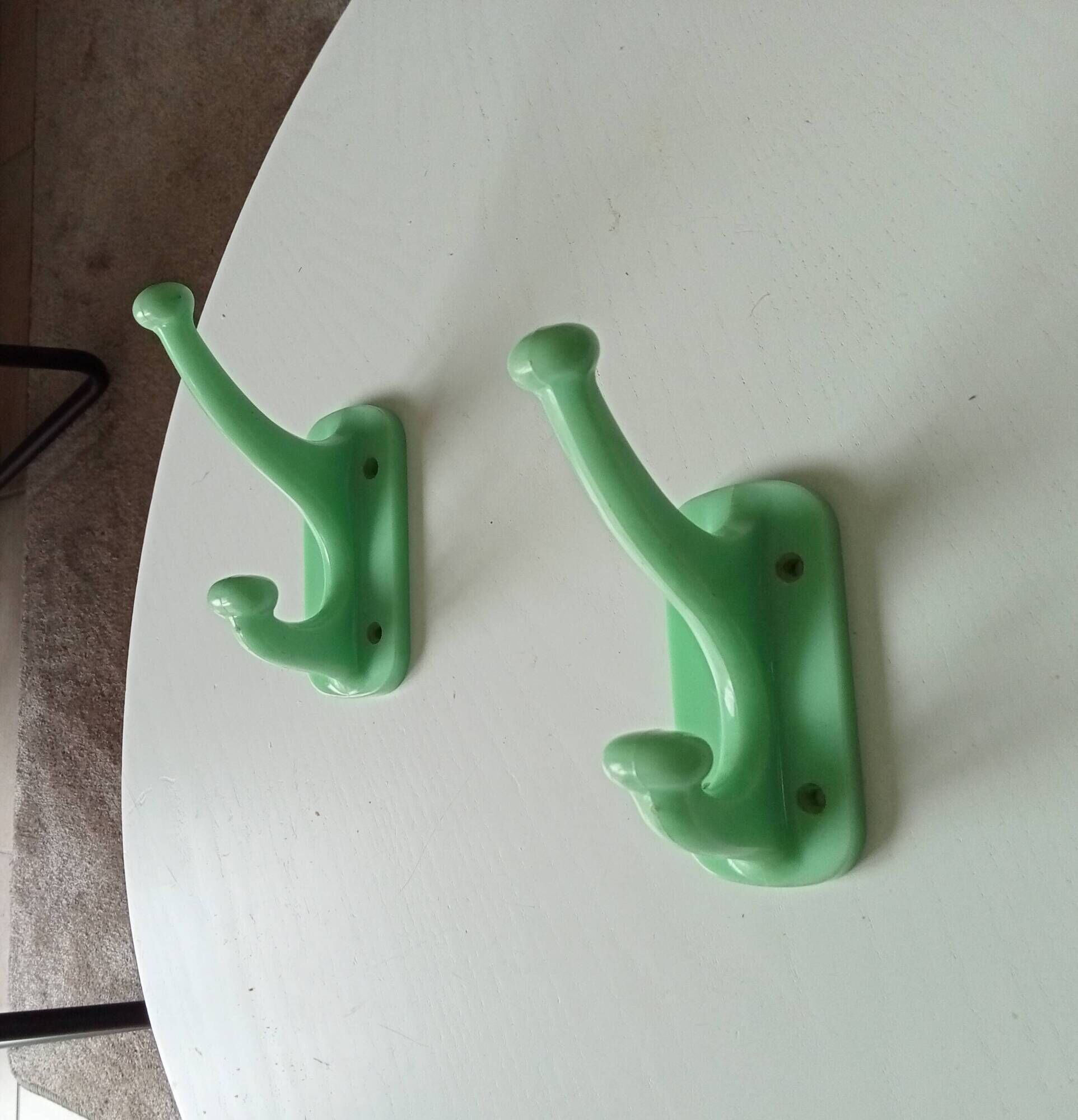 Vintage bakelite coat hook from the 60s