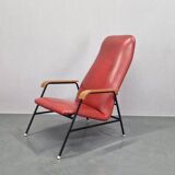 Rare Midcentury Easy Armchair, Sweden, 1960s