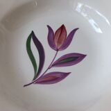 Set of 5 soup plates Digoin Sarreguemines Fanfan