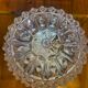 Round star-shaped glass ceiling light