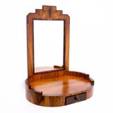 Coiffeuse avec chaise de style Art Déco, Pologne, milieu du XXe siècle.