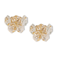 pair of crystal wall lights by Kinkeldey, Germany, 1970s.