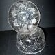 Vintage Portieux Vallerysthal pressed-molded glass cheese bell