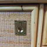 Dal Vera rattan and bamboo sideboard