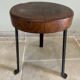 Tabouret tripode brutaliste