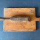 Old cutting board in French solid wood