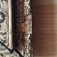 Miroir ancien bois et stuc doré 57x71cm