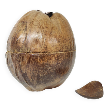 Seau à glaçons noix de coco vintage