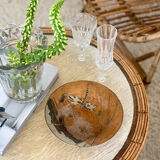 Cloisonné brass cup