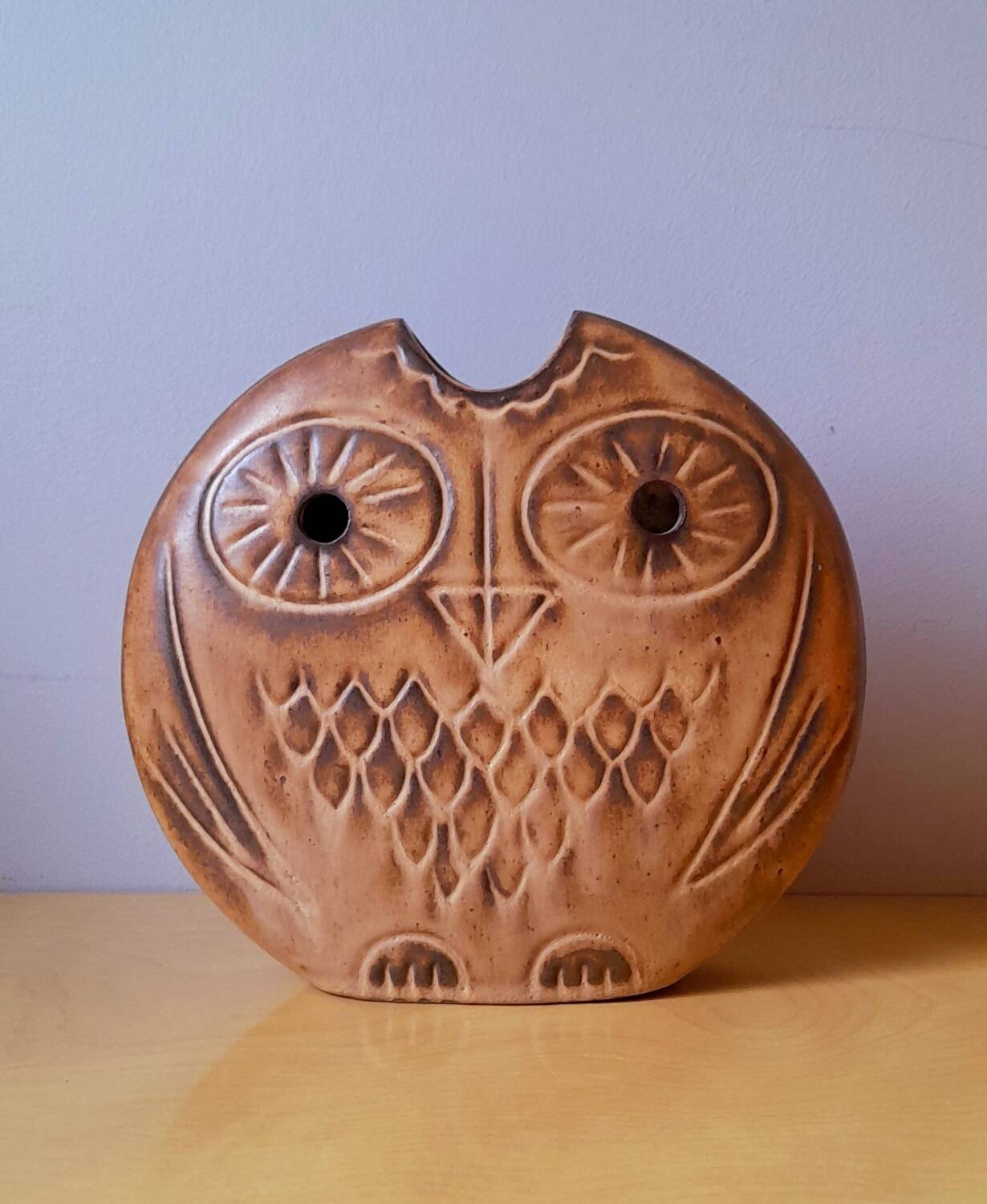Vase céramique zoomorphe 60s