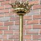 Large brass chandelier, Western Europe, mid 20th century.