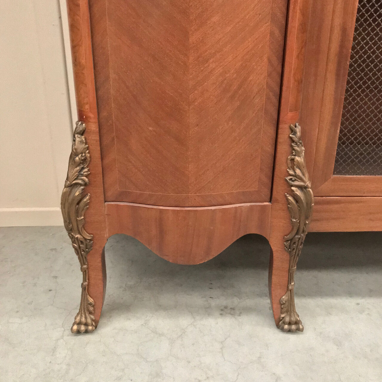 Bibliothèque de marqueterie style Empire