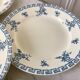 set of 6 dessert plates Terre de Fer St Amand model "Athens" XXth