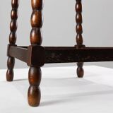 French Provincial Rustic Oak Stool, circa 1900